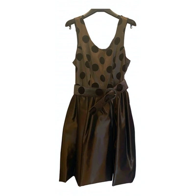 Pre-owned Cacharel Mini Dress In Brown