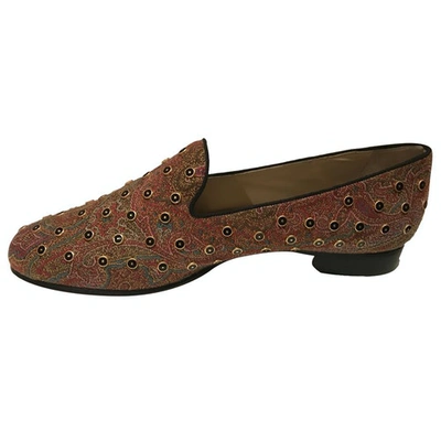 Pre-owned Etro Cloth Flats