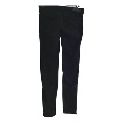 Pre-owned Zadig & Voltaire Slim Jeans In Black