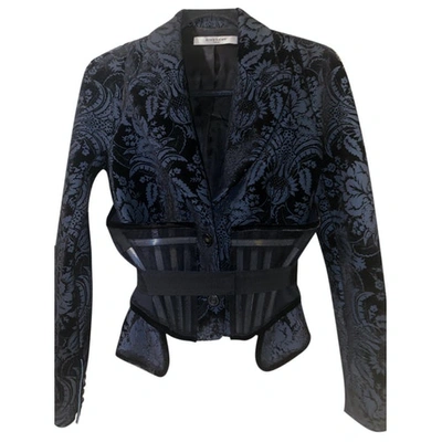 Pre-owned Givenchy Black Velvet Jacket