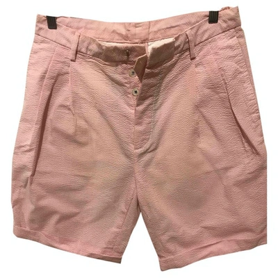 Pre-owned Dsquared2 Pink Cotton Shorts