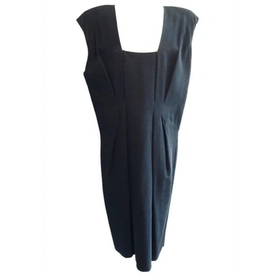 Pre-owned Amanda Wakeley Mid-length Dress In Black