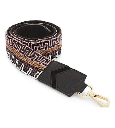 Maje Sevia Beaded Bag Strap In Multico