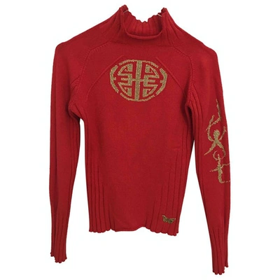 Pre-owned Just Cavalli Jumper In Red