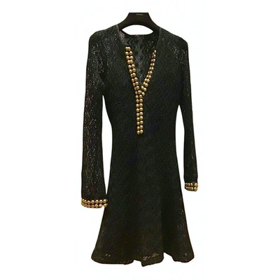 Pre-owned Beayukmui Mid-length Dress In Black
