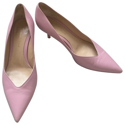 Pre-owned Gianvito Rossi Leather Heels In Pink