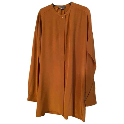 Pre-owned Vince Silk Tunic In Camel