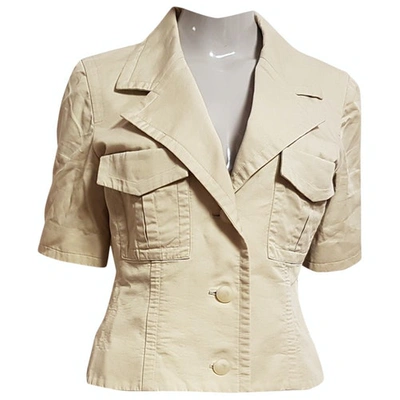 Pre-owned Givenchy Beige Cotton Jacket