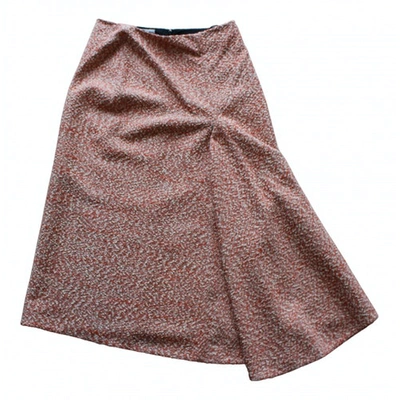 Pre-owned Victoria Beckham Mid-length Skirt In Orange