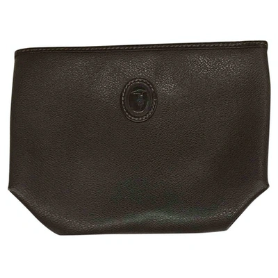 Pre-owned Trussardi Leather Wallet In Brown