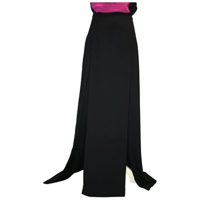 Pre-owned Chalayan Maxi Skirt In Black