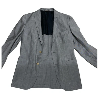 Pre-owned Tonello Grey Wool Jacket