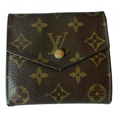 Pre-owned Louis Vuitton Cloth Purse In Brown