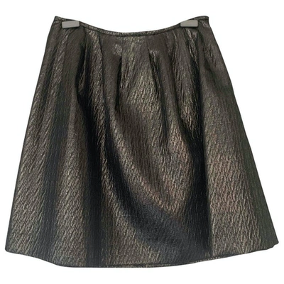 Pre-owned Etro Mini Skirt In Anthracite