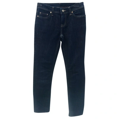 Pre-owned Iceberg Straight Jeans In Blue