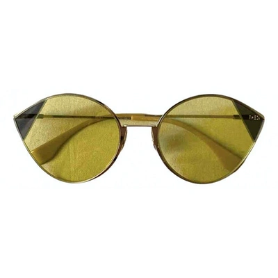 Pre-owned Fendi Metal Sunglasses