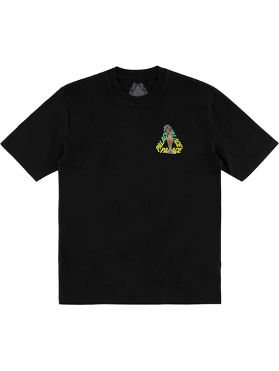 Palace Rolls P3 T-shirt In Black