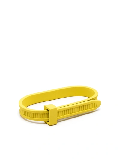 Ambush New Zip Tie Two-finger Ring In Yellow