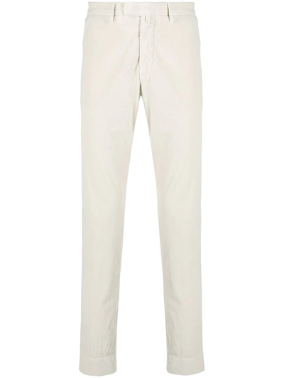 Briglia 1949 Corduroy Straight-leg Trousers In White