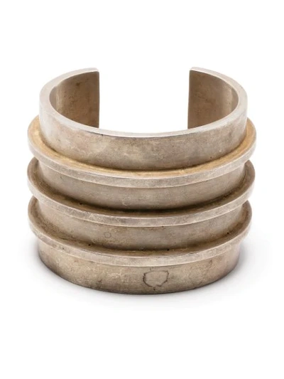 Parts Of Four Ultra Reduction Ridge Bracelet In Gold