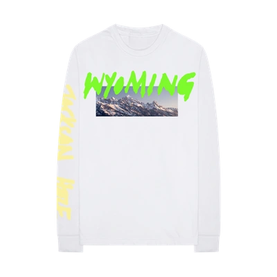Pre-owned Kanye West Wyoming L S Tee White