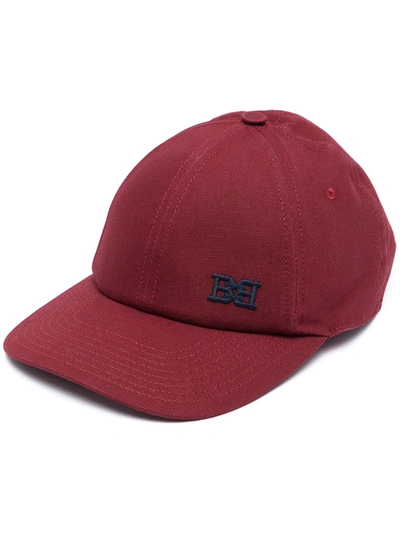 Bally Embroidered Logo Baseball Cap In Red