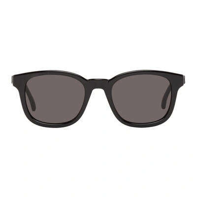 Saint Laurent Black Sl 406 Sunglasses In 001 Black