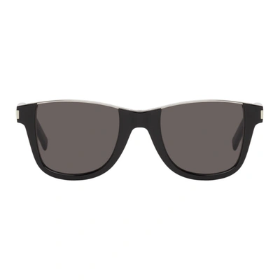 Saint Laurent Black Sl 51 Cut-away Sunglasses