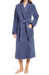 Nordstrom Hydro Cotton Terry Robe In Blue Vintage
