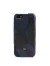 Valentino Garavani Camouflage Iphone Case- 5/5s In Marine Camo