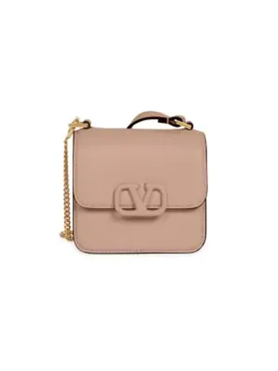 Valentino Garavani Micro Vsling Leather Crossbody Bag In Rose