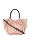 Proenza Schouler Small Ruched Crossbody Tote Bag In Peach