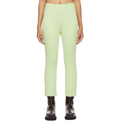 Dion Lee Green Float Lounge Pants In Mint