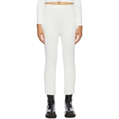 Dion Lee Ssense Exclusive White Float Lounge Pants In Ivory