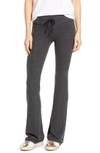 Wildfox Tennis Club Flared Sweatpants In Clean Black