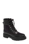 Aquatalia Johanna Waterproof Hiker Boot In Navy Black ModeSens