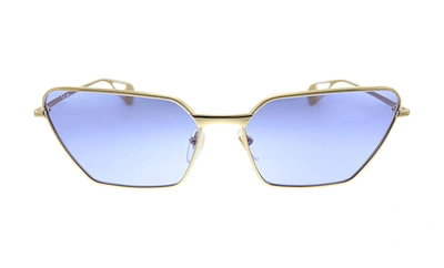Gucci Gg 0538s 006 Cat-eye Sunglasses In Gold