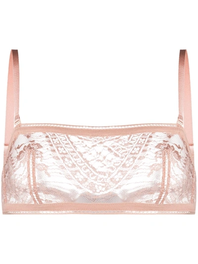 Eres Mousson Lace Bra In Pink