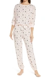 Honeydew Intimates Star Seeker Brushed Jersey Pajamas In Petal Pink Mugs
