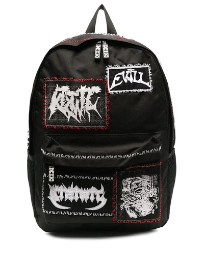 Ktz Multi-patch Backpack In Black