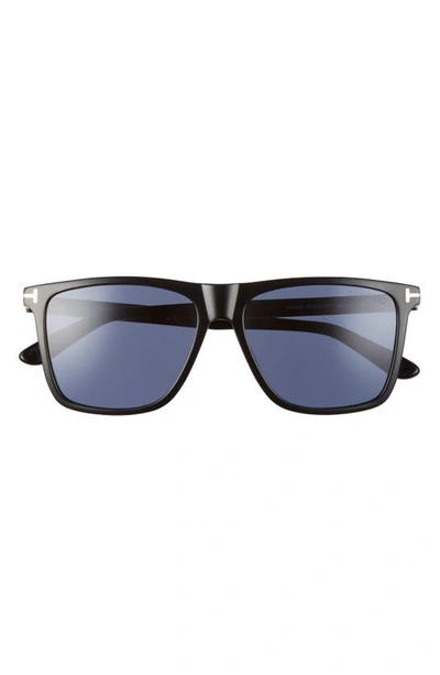 Tom Ford Fletcher 57mm Sunglasses In Black