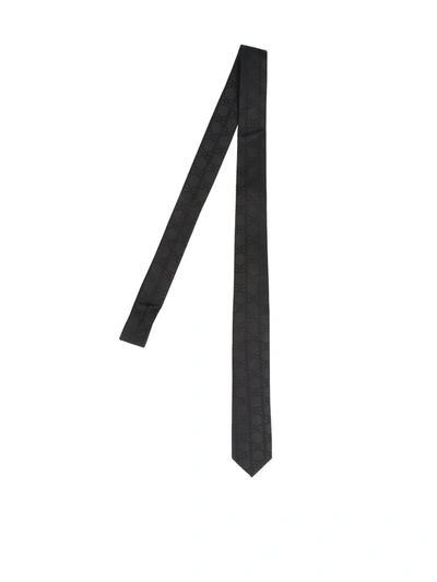 Balmain Logo Tie In Black