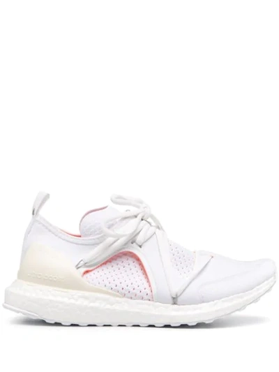 Adidas By Stella Mccartney Mesh-panel Sneakers In White