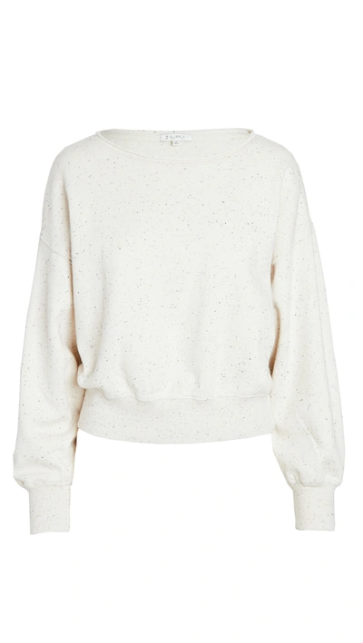 Z Supply Allie Speckled Sweatshirt In Natural