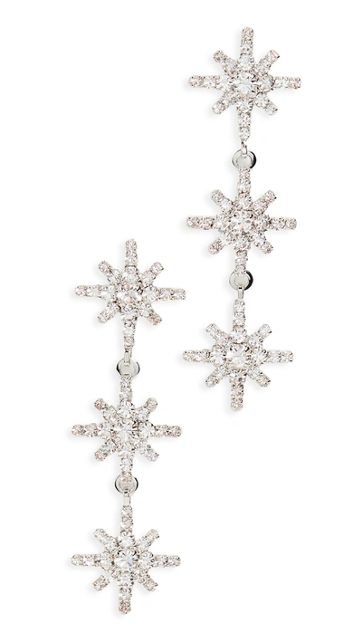 Elizabeth Cole Wren Earrings In Silver
