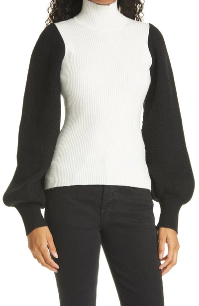 Baum Und Pferdgarten Women's Chyna Blouson-sleeve Knit Sweater In Pristine