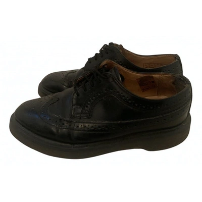 Pre-owned Dr. Martens' 3989 (brogue) Black Leather Lace Ups