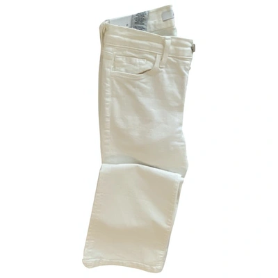 Pre-owned J Brand Large Pants In White