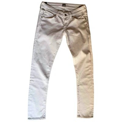 Pre-owned Citizens Of Humanity White Denim - Jeans Jeans