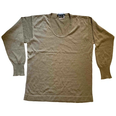 Pre-owned Gucci Cashmere Pull In Beige